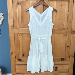 Calvin Klein White sleeveless summer dress